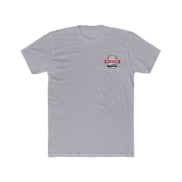 Men's Cotton Crew Tee w/Color Logo - Image 7