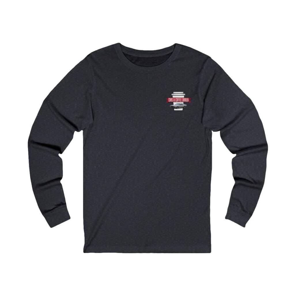 Unisex Jersey Long Sleeve Adult T-Shirt - Cars and Coffee Darien