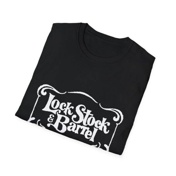 Vintage Logo T-Shirt - Lock, Stock & Barrel Restaurant Commemorative Tee - Image 2